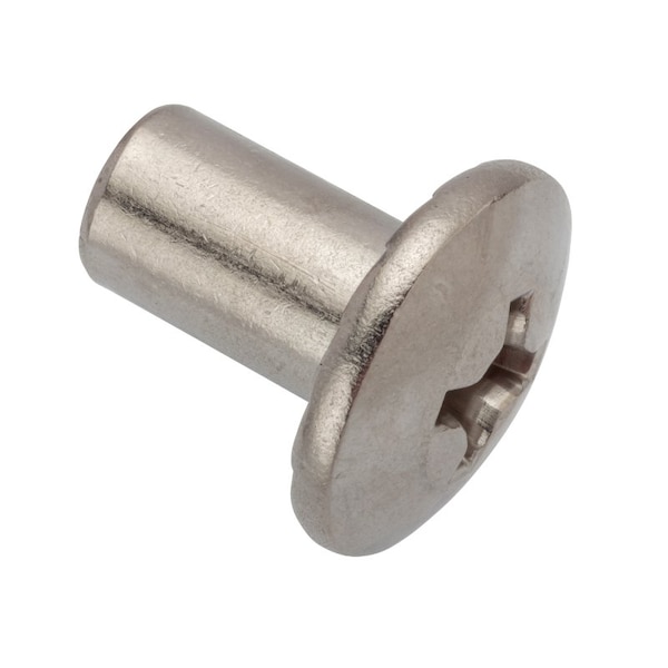 Ampg Barrel Nut, 3/8"-16, 3/4 in Brl Lg, 7/16 in Brl Dia, 18-8 Stainless Steel Unfinished Z4745 - main