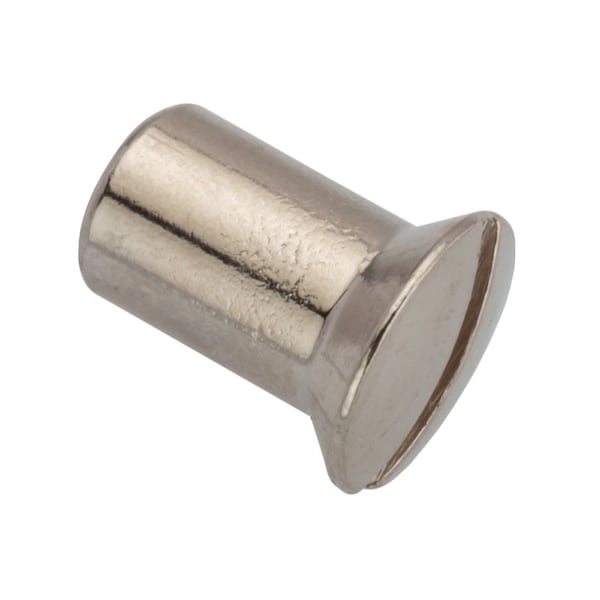 Ampg Barrel Nut, #8-32, 7/16 in Brl Lg, 1/4 in Brl Dia, Brass