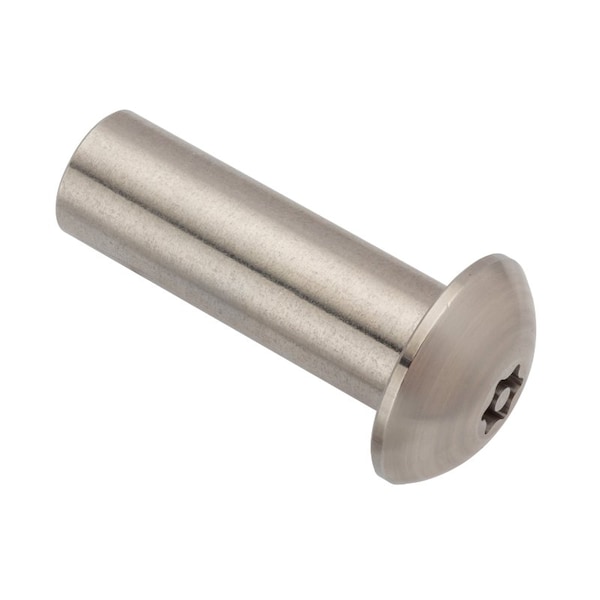 Ampg Barrel, 3/8"-16, 1-1/2 in Brl Lg, 1/2 in Brl Dia, 316 Stainless Steel Unfinished Z4903T6S-316 - main