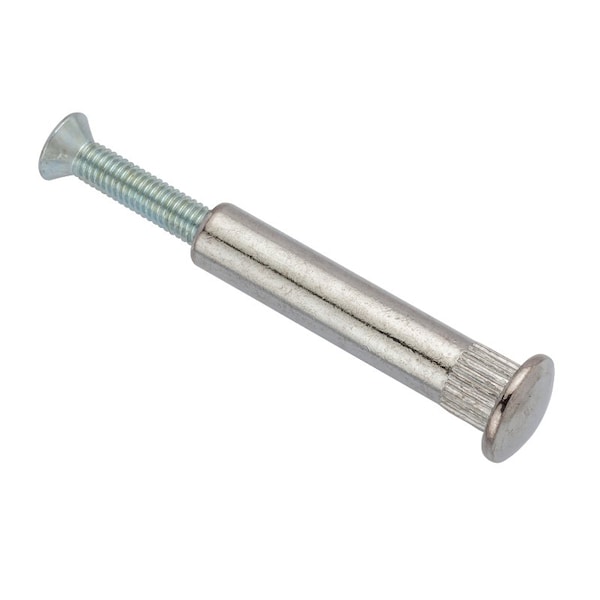 Zoro Select Arch Barrel, #10-32, 1 9/16 in Brl Lg, 5/16 in Brl Dia, Brass Chrome-Plated Z5100 - main