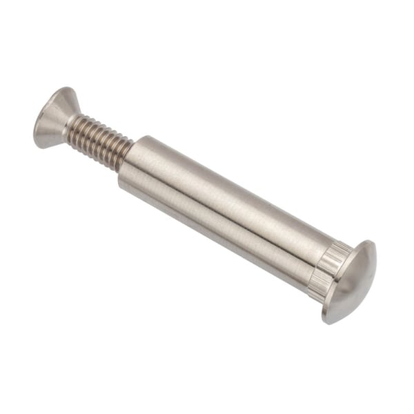 Ampg Arch Barrel/Screw, 5/16"-18, 2-1/16 in Brl Lg, 1/2 in Brl Dia, 316 Stainless Steel Unfinished Z5206 - main