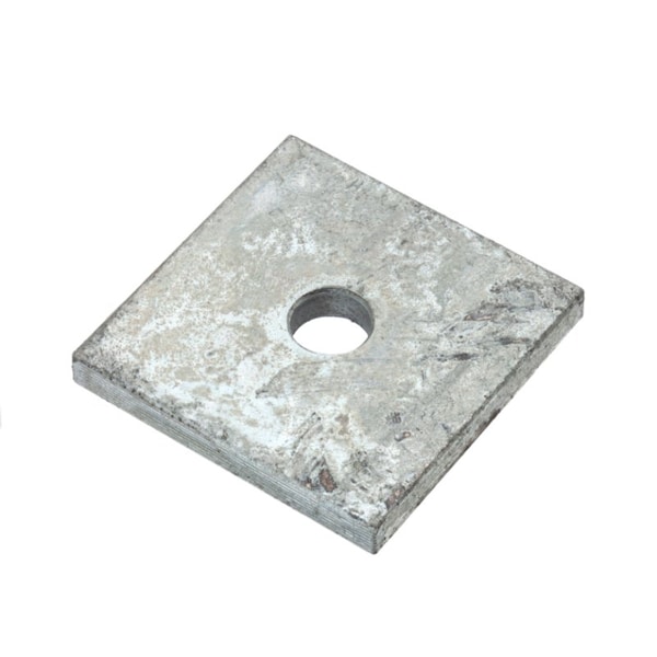 Zoro Select Square Washer, For Screw Size M8 , Steel Galvanized Finish Z8908-G - main