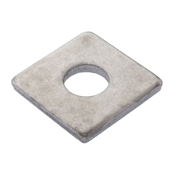 Zoro Select Square Washer, Fits Bolt Size 3/4 in , 18-8 Stainless Steel Plain Finish Z8958SS - main