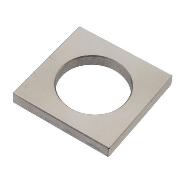 Zoro Select Square Washer, Fits Bolt Size 1 1/4 in , 18-8 Stainless Steel Plain Finish Z8963SS - main