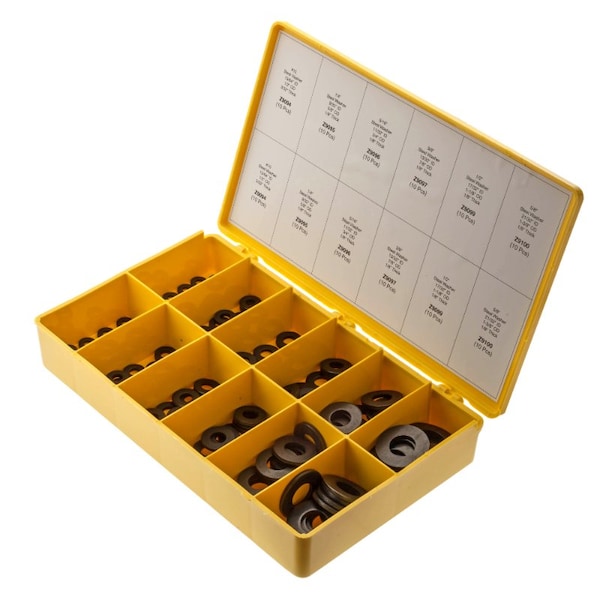 Zoro Select Flat Washer, , Steel Black Oxide Finish Z9107 - main