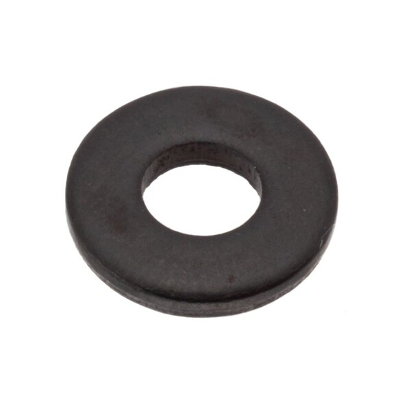 Zoro Select Flat Washer, For Screw Size #8 , Steel Black Oxide Finish Z9160STL - main