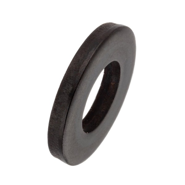 Zoro Select Flat Washer, For Screw Size 7/16" , Case Hardened Steel Black Oxide Finish Z9218STL - main