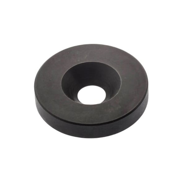 Zoro Select Countersunk Washer, Fits Bolt Size #10 Steel, Black Oxide Finish, 5 PK Z9932