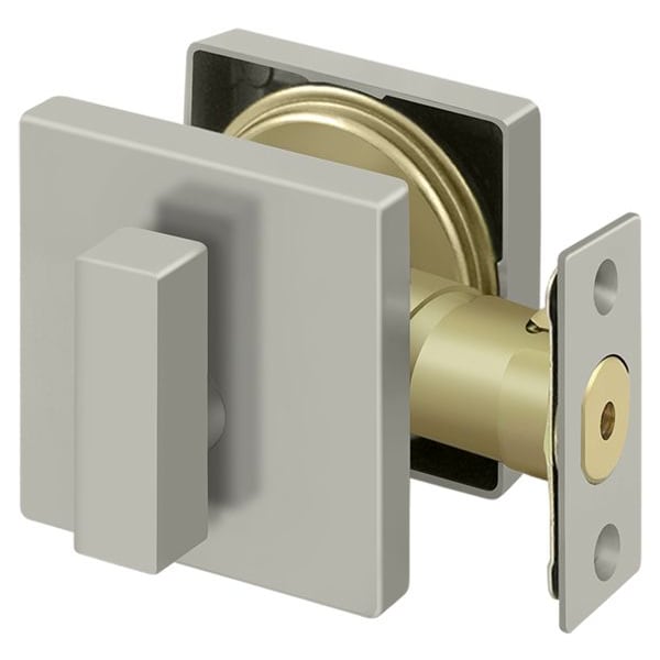 Deltana Zinc Single Cylinder Deadbolt Lock Grade 2 Satin Nickel ZDSU15 - main