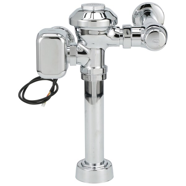 Zurn 1.28 gpf, Toilet Automatic Flush Valve, Chrome, 1 in IPS ZEMS6000AV-HET