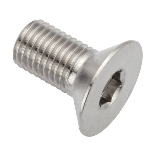 Ampg M6.3 Socket Head Cap Screw, Flat, Plain Stainless Steel, 1-1/2 in Length ZF601M6.3X16 - main