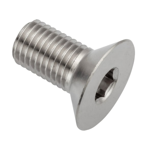 Ampg M7-1.00 Socket Head Cap Screw, Flat, Plain Stainless Steel, 16 mm Length ZF601M7X16 - main