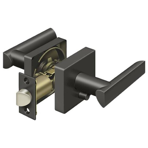 Deltana Left Hand Livingston Lever Privacy Oil Rubbed Bronze ZLLS2U10BLH - main