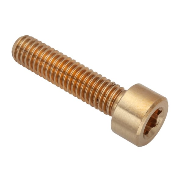 Ampg M6 Socket Head Cap Screw, Plain Brass, 25 mm Length ZS550M6X25 - main
