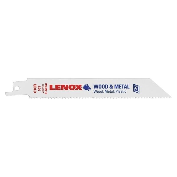 Lenox 6 in x 10 TPI Reciprocating Saw Blade Combo Pack, LENOX 20493B610R - main
