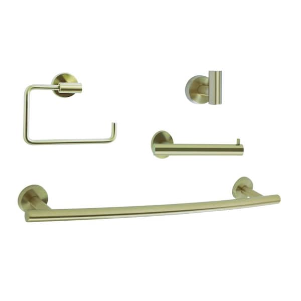 Amerock Bathroom Kit TRING TBAR Robe Hook Golden Champagne ARRONDIBBZ5 - main