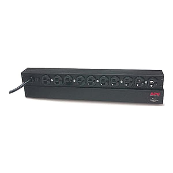 Apc Power Strip, Surge, 5-15R, 5-15P, 12 ft., Black AP9562 - main