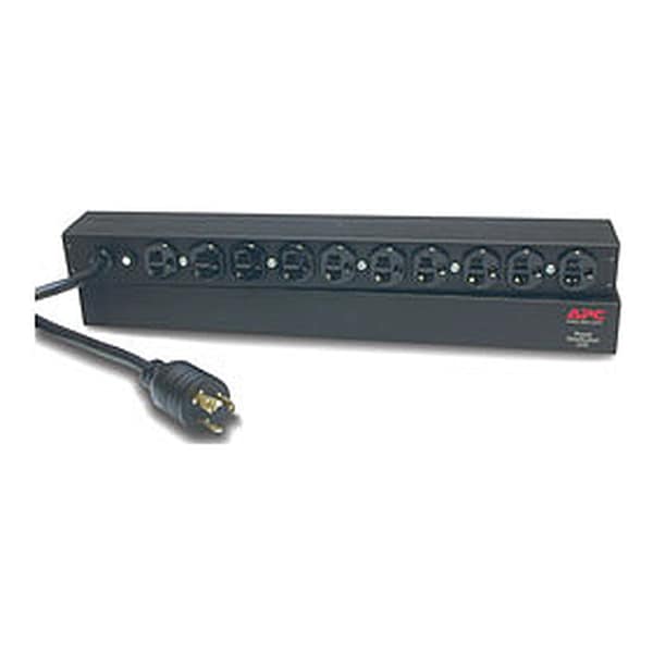 Apc Power Strip, Surge, 5-20R, L5-20P, 12 ft., Black AP9564 - main