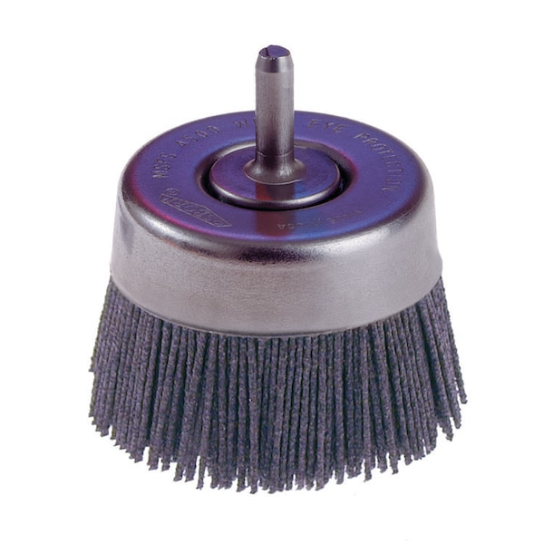 Osborn Nylon Cup Brush, Reduced Flare, 21/2" 0003214600 Zoro