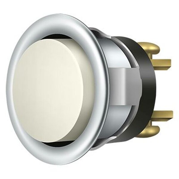 Deltana Replacement Bell Button Bright Chrome BBC20-REPLU26