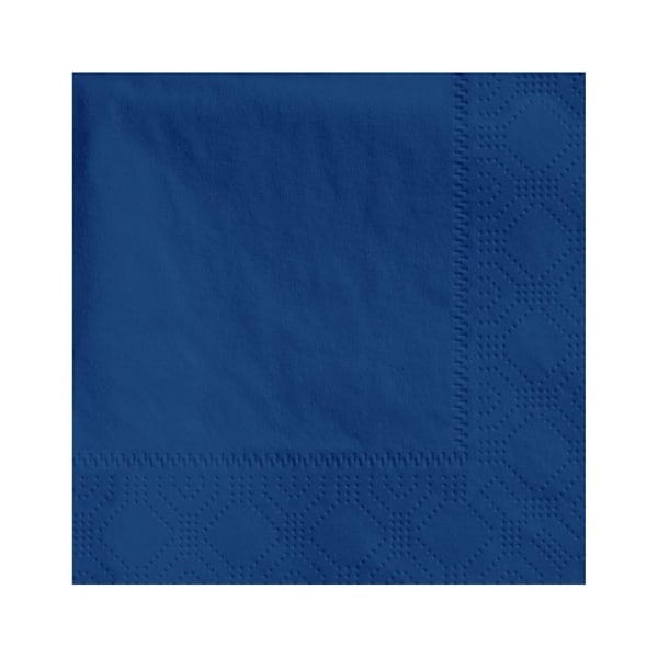 Hoffmaster 4.75" Regal Embossed Navy Beverage Napkins, PK250 180322 - main