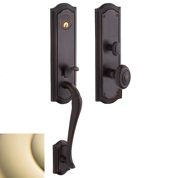 Baldwin Single Cylinder Handlesets Lifetime Brass M522.003 - main