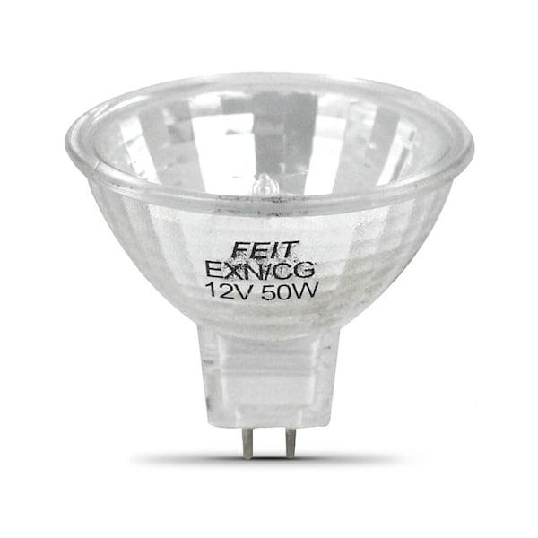 Feit Electric Light bulb, Halogen, 50w Eqv., MR1, PK72 BPEXN/CG/3/24