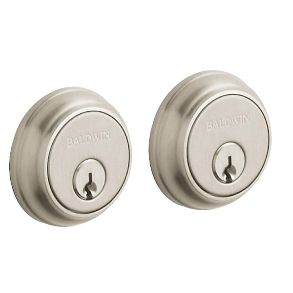 Baldwin Estate Lifetime Satin Nickel Deadbolts 8021.056 - main