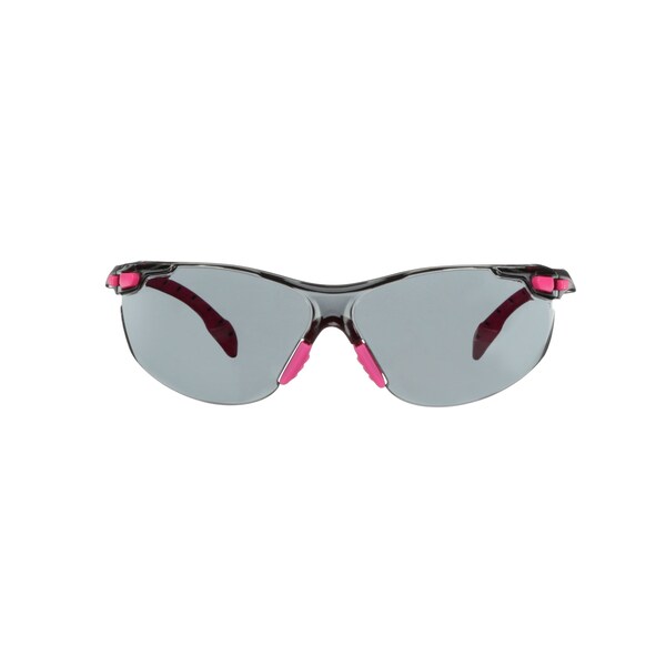 3M Peltor Series 1000, Safety Glasses, Scotchgard Anti-Fog & Anti-Scratch, Gray Lens, Pink/Black Frame, 20 PK S1402SGAF - main