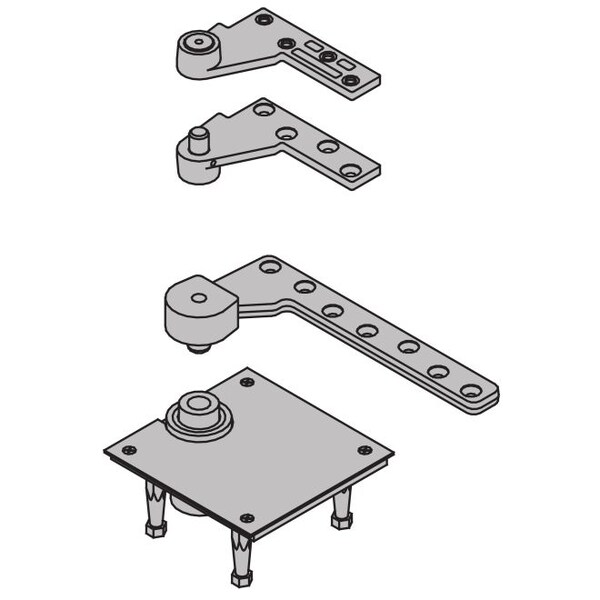 Ives Bright Brass Pivot 7245FSET3 7245FSET3 - main