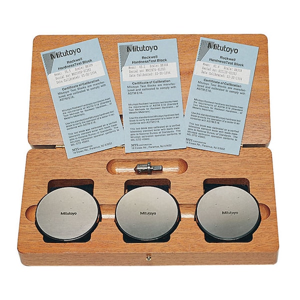 Mitutoyo Test Block, 8588 Hr15N 64HAA256 Zoro