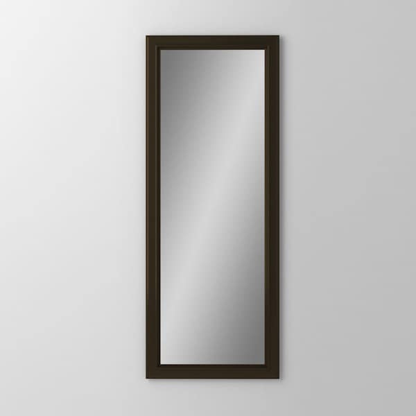 Robern Main Line Dc Framed Wall Mirror, Bm, 16X40, Bbr Polished Nickel