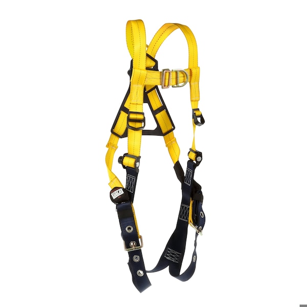 3M Dbi-Sala Delta Full Body Harness, Universal, 130-310 lb., Pass-through Chest/ Tongue Buckle Leg Straps 1107865 - main
