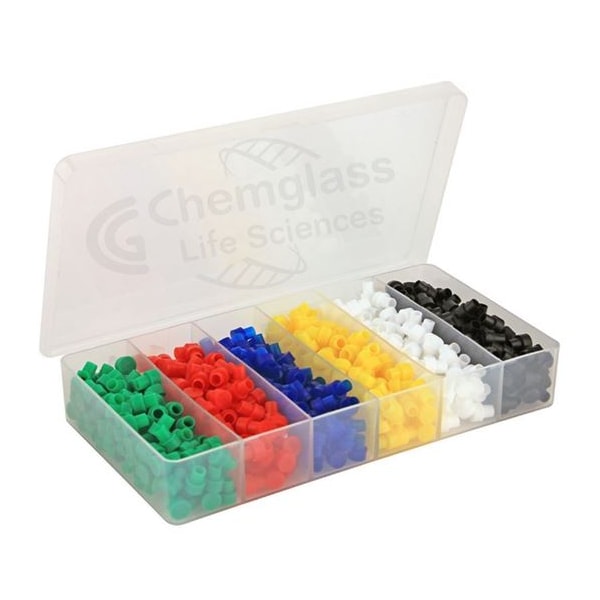 Chemglass Cap, 5mm, Red, PK100 CG-1842-02 - main