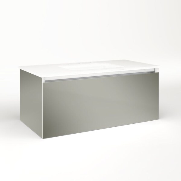 Robern Cartesian, 36X15X18, Mirror, Plumb VM36H2D18P10N Zoro