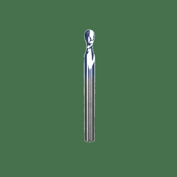 Freud Up Cut Spiral Ball Nose, 1/4"x1/2 72101 Zoro
