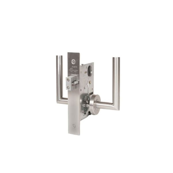 Trimco Right HStockholm Mortise Barn Door Latchset Privacy Cylinder Satin SS 1074-2-RH-ST000.630 - main