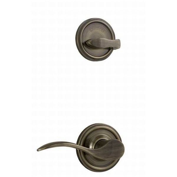 Weslock RH Bordeau INT Dummy HSET Trim Lexington or Colonial Antique Brass R2104--UA0020 - main