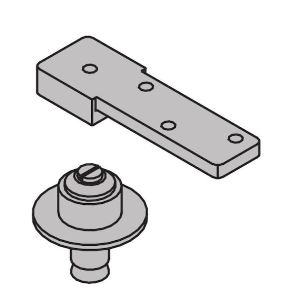 Ives Satin Chrome Pivot 7253BTM26D 7253BTM26D - main