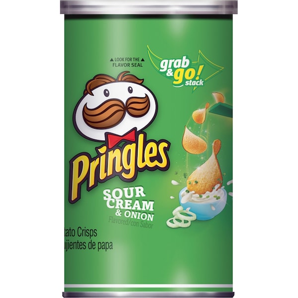 Pringles Pringles, Sour Cream and Onion, 12 PK 84560 | Zoro