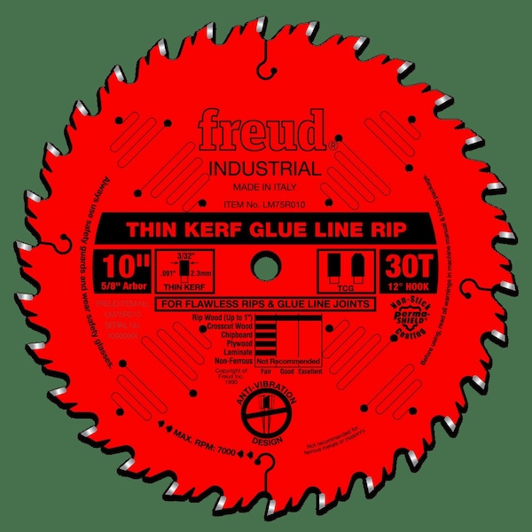 Freud Circular Saw Blade, Carbide, Dia 10 in LM75R010 - main