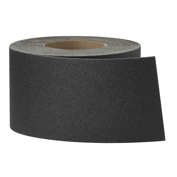 3M Heavy Duty Tread Mineral Plastic Film Black, 4" W x 60 ft. L 7733 - main