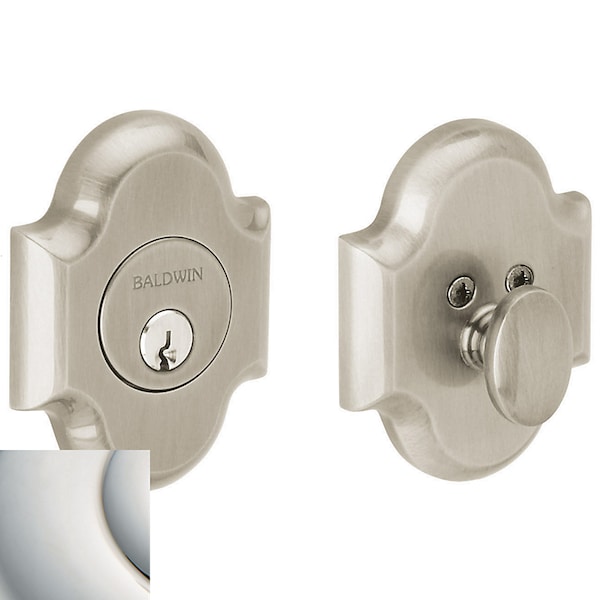 Baldwin Estate Lifetime Bright Nickel Deadbolts 8252.055 - main