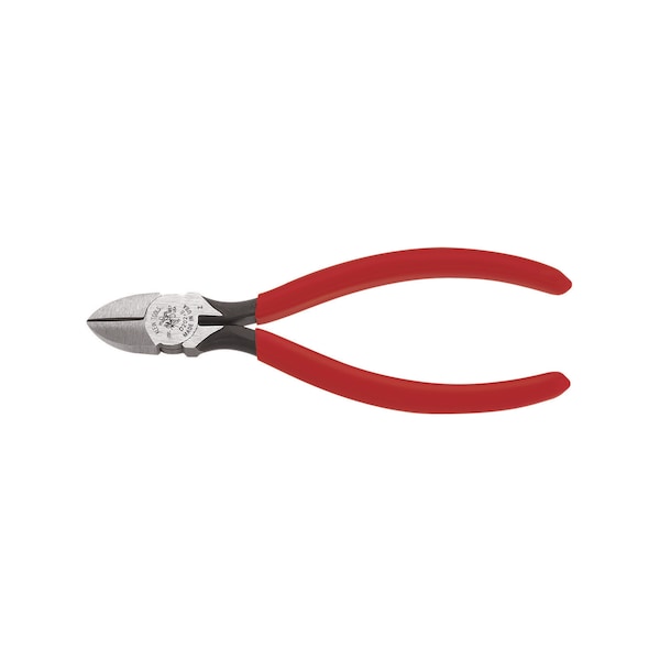 Klein Tools 6 1/8 in Precision Diagonal Cutting Plier Standard Cut Oval Nose Uninsulated D202-6C