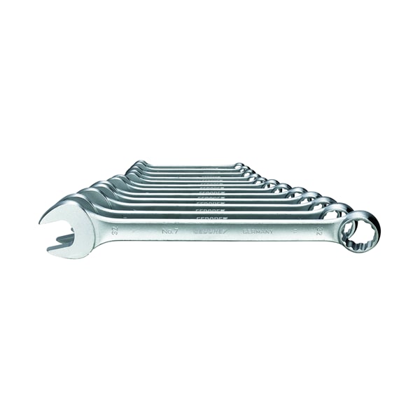Gedore Combination Wrench Set, 12 pcs., 10-32mm, Wrench Head Sizes: 10mm to 32mm 7-012 - main