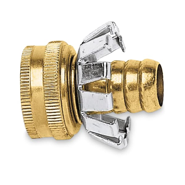 Gilmour Heavy Duty 1/2" Brass Female Clinch Coup 801204-1002 - main