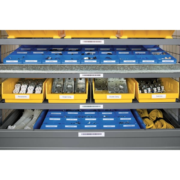 Dymo Label Tape Cartridge, Black/White, Labels/Roll
