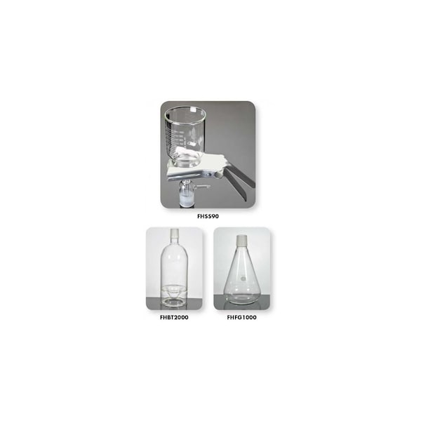 United Scientific AllGlass Vacuum Filter Holder Set, 90 M FHSS90 Zoro