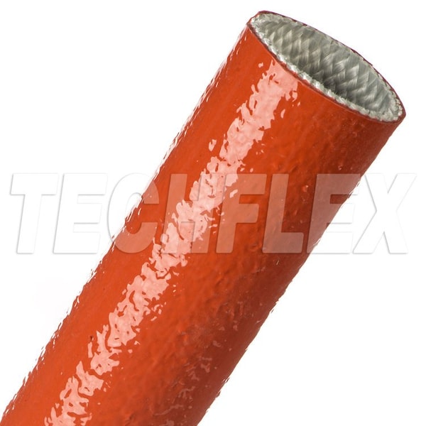 Techflex Fireflex AERO Grade SIL/Glass 1-1/2", Red FIA1.50RD