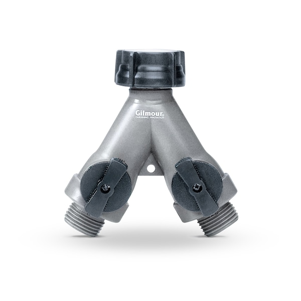 Gilmour Light Duty Full Flow Plastic Dual Shut-O 800024-1001 - main